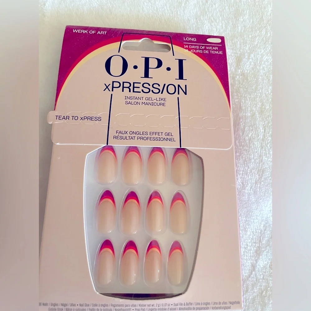 OPI xPRESS/ON Pink and Cream Press-On Nails